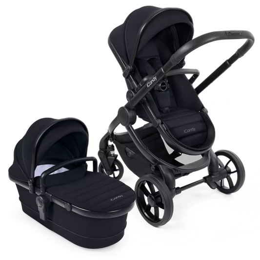 iCandy Peach Stroller & Bassinet Black Edition