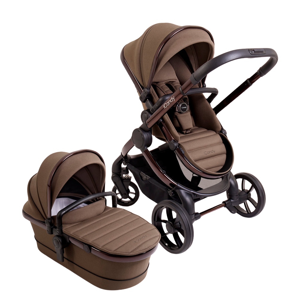 designer baby stroller ICandy Peach 7 Coco – Designer Brown Bassinet Stroller