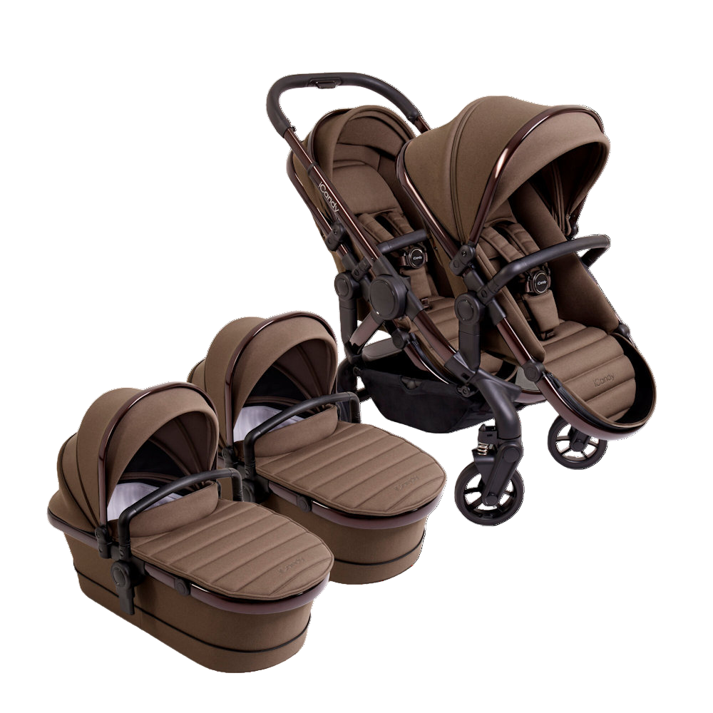 iCandy Peach 7 Twin Stroller and Bassinet - Coco iCandy Peach 7 Twin Stroller and Bassinet - Coco