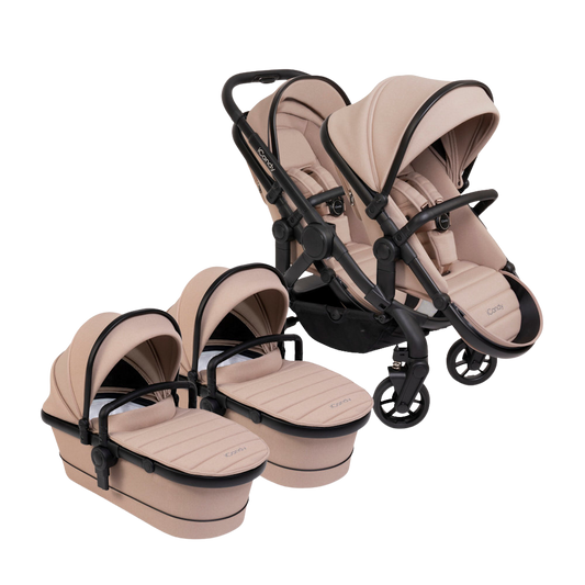 iCandy Peach 7 Twin Stroller and Bassinet - Cookie