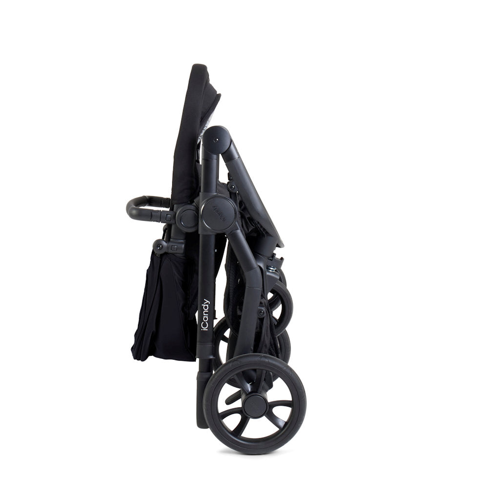 iCandy Orange 4 Stroller and Bassinet Complete Bundle - Black Edition