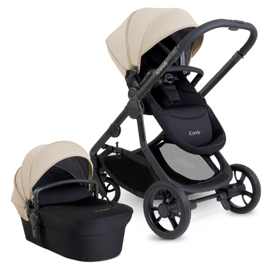 iCandy Orange 4 Stroller and Bassinet Complete Bundle - Latte