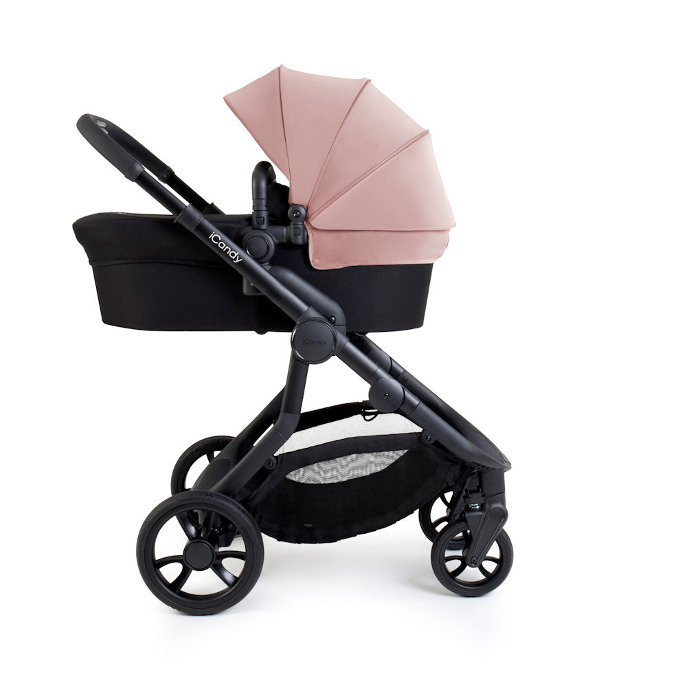 iCandy Orange 4 Stroller and Bassinet Complete Bundle - Rose