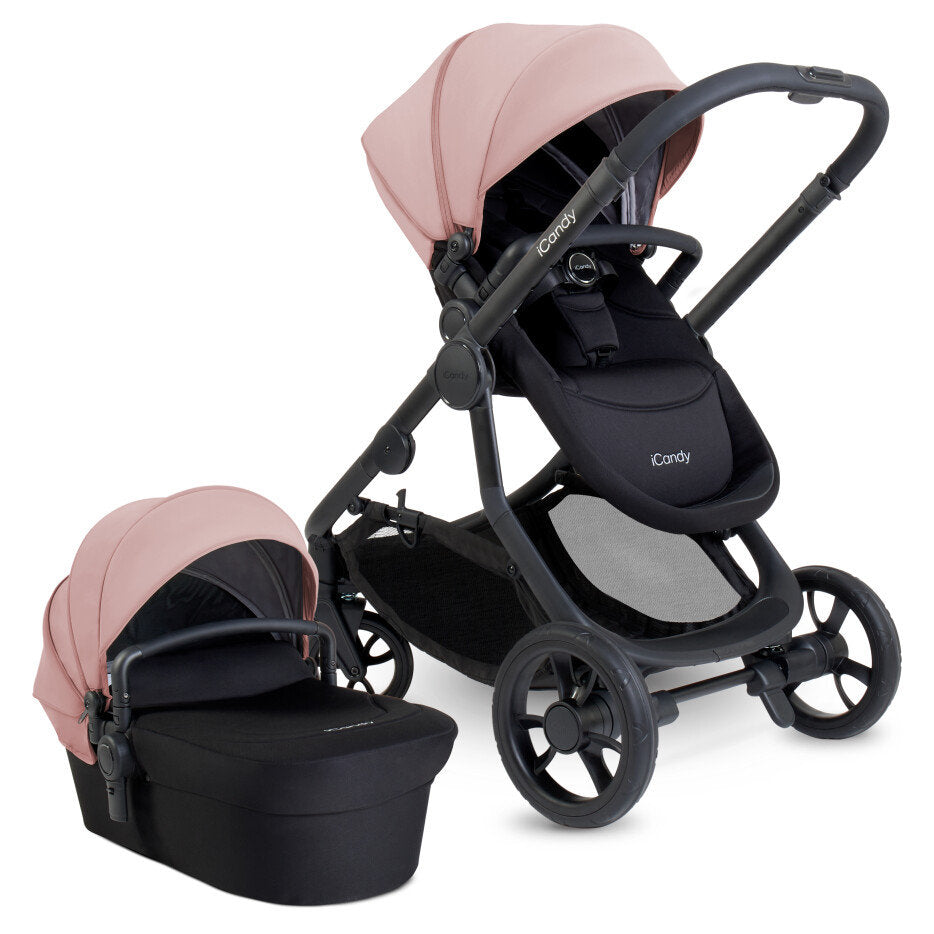 iCandy Orange 4 Stroller and Bassinet Complete Bundle - Rose