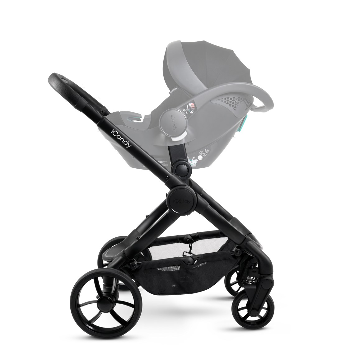 iCandy Peach 7 Stroller and Bassinet Complete Bundle - Porcini