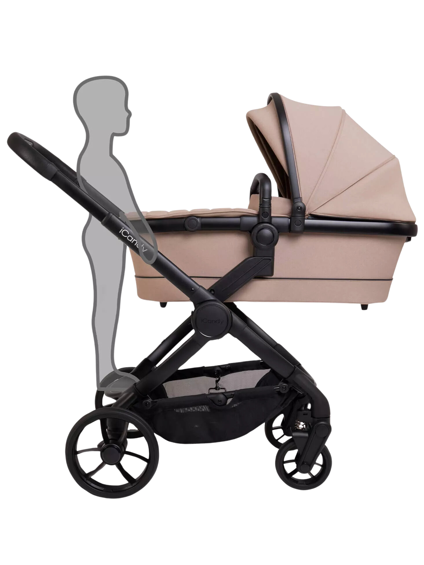 iCandy Peach 7 Single Stroller and Bassinet - Cookie