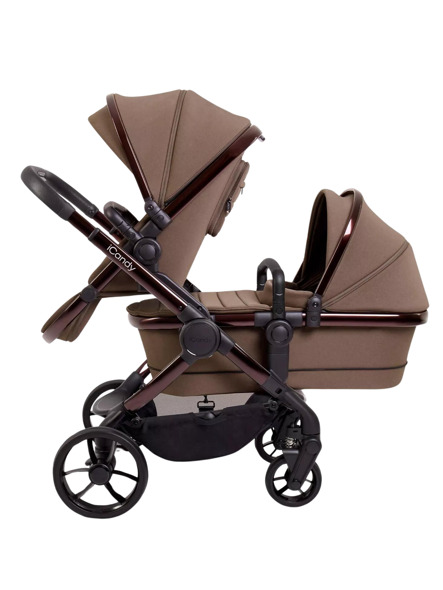iCandy Peach 7 Double Stroller and Bassinet Coco