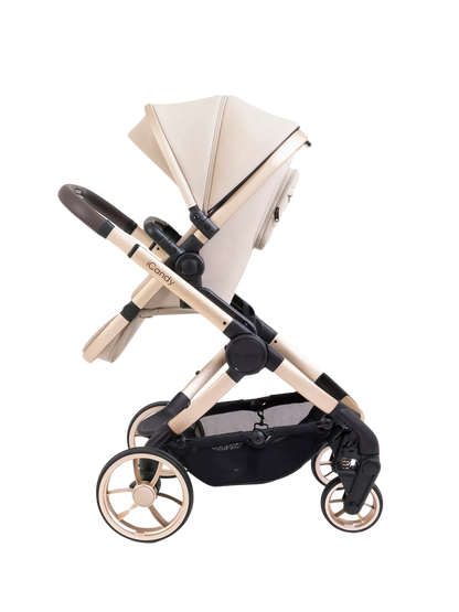 iCandy Peach 7 Stroller and Bassinet Complete Bundle - Biscotti