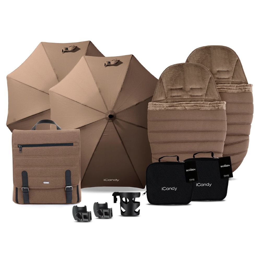 iCandy Peach 7 Twin Stroller and Bassinet Complete - Coco