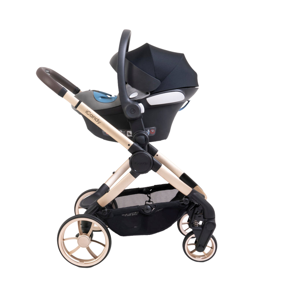 iCandy Peach 7 Single Stroller and Bassinet - Biscotti