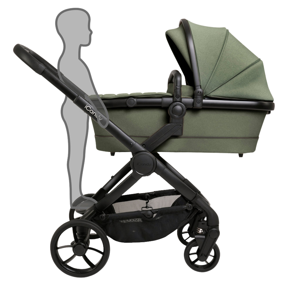 iCandy Peach 7 Single Stroller and Bassinet - Ivy