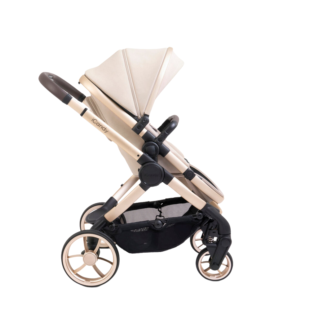 iCandy Peach 7 Single Stroller and Bassinet - Biscotti