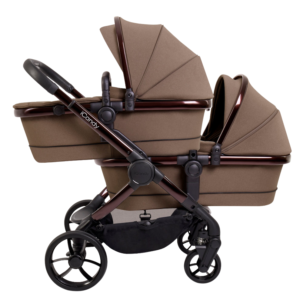 Trider Matrix Jane Wheel Buggy ICandy Peach Twin Stroller And