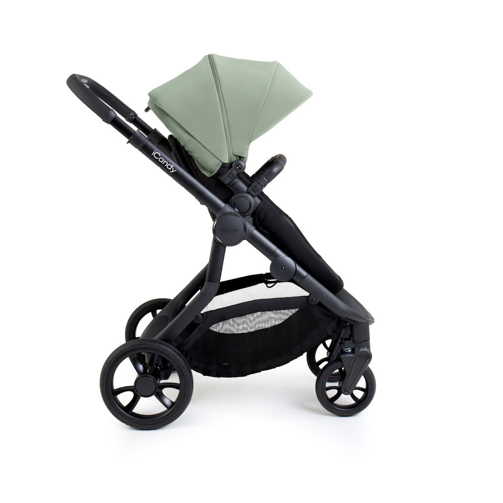 iCandy Orange 4 Stroller and Bassinet Complete Bundle Pistachio