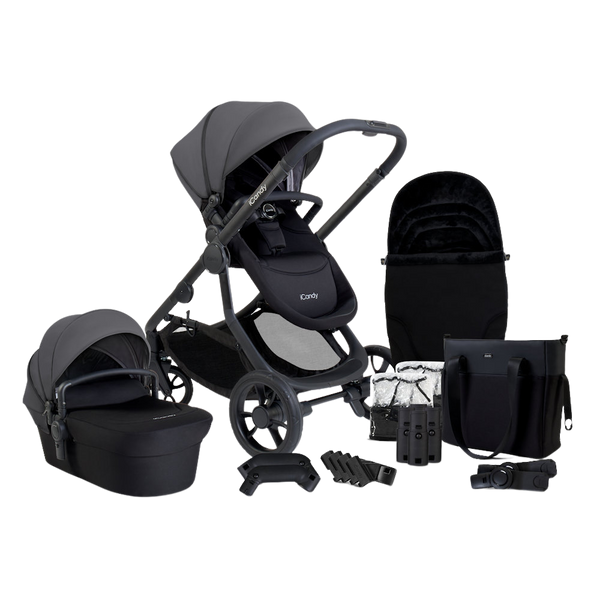 orange car seat and stroller combo ICandy Orange 4 Stroller and Bassinet Complete Bundle - Fossil