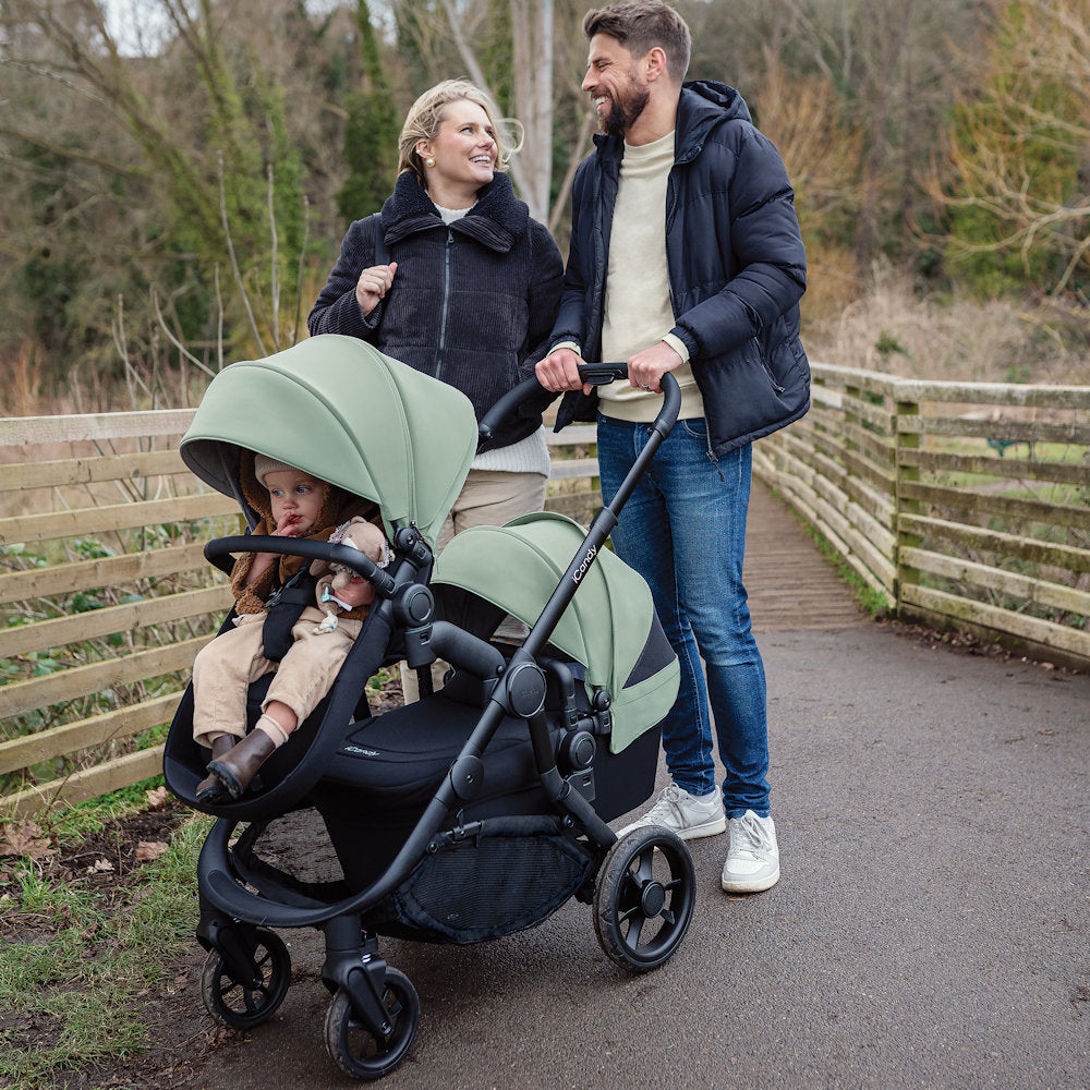 iCandy Orange 4 Stroller and Bassinet Complete Bundle - Black Edition