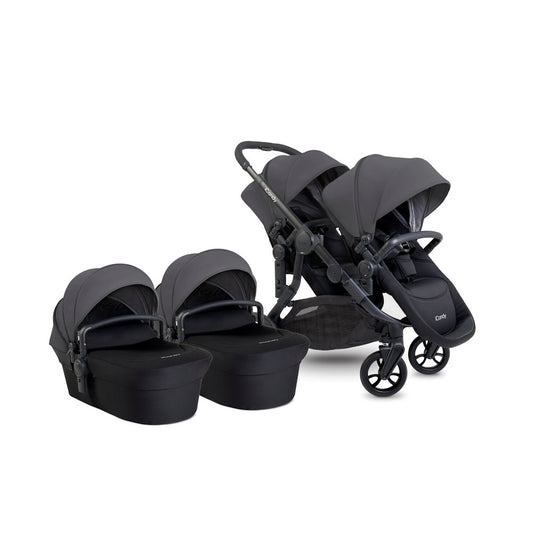 iCandy Orange 4 Twin Stroller and Bassinet Bundle - Fossil