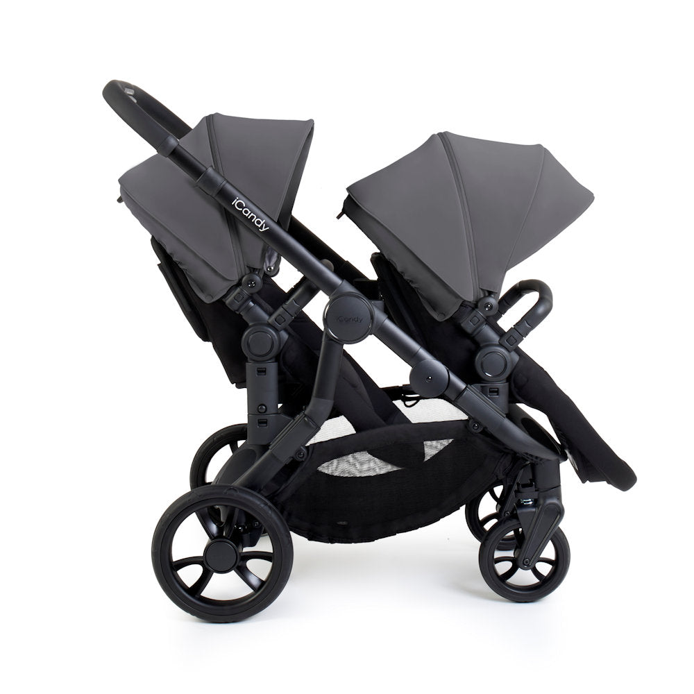 iCandy Orange 4 Twin Stroller and Bassinet Bundle - Fossil