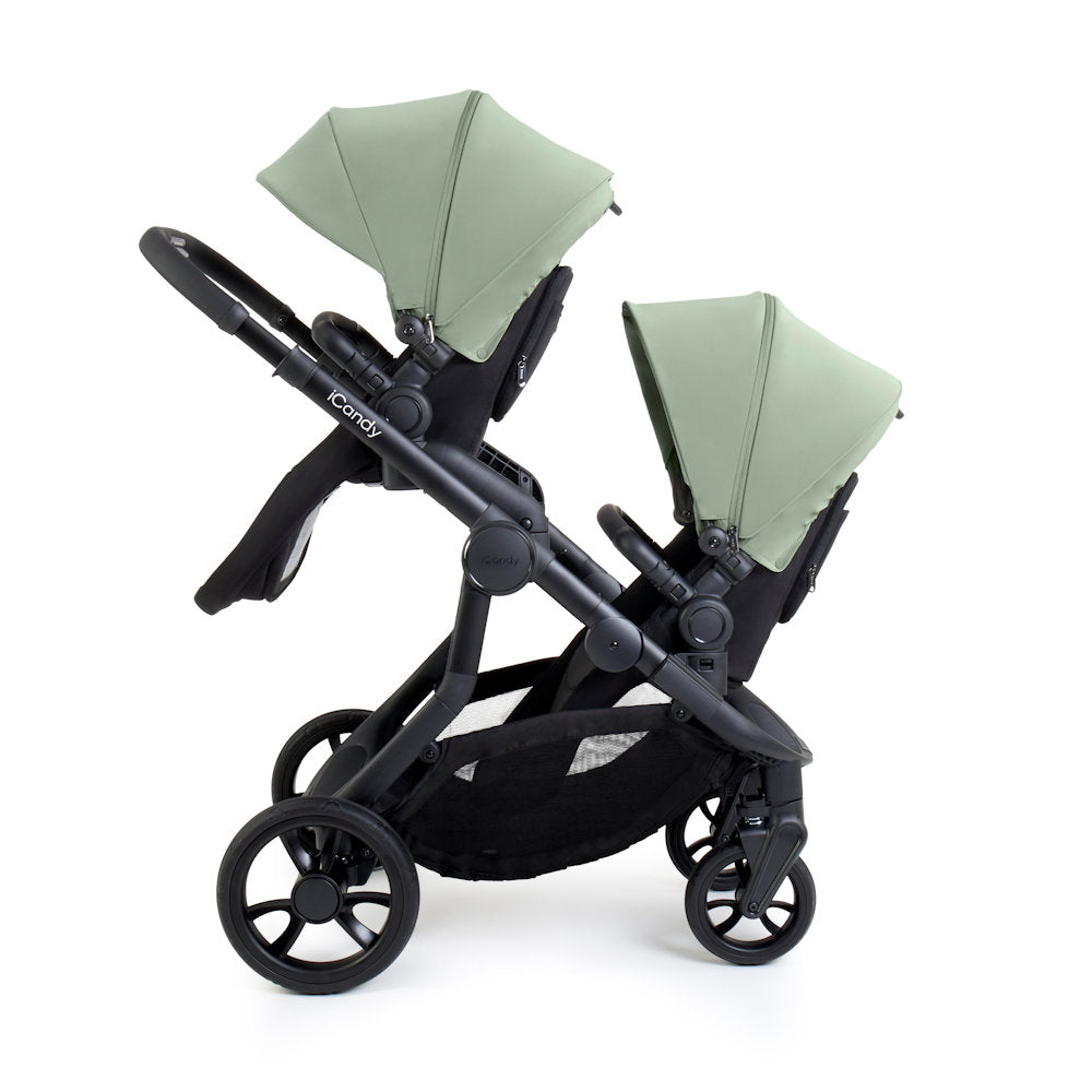 iCandy Orange 4 Twin Stroller and Bassinet Bundle - Pistachio