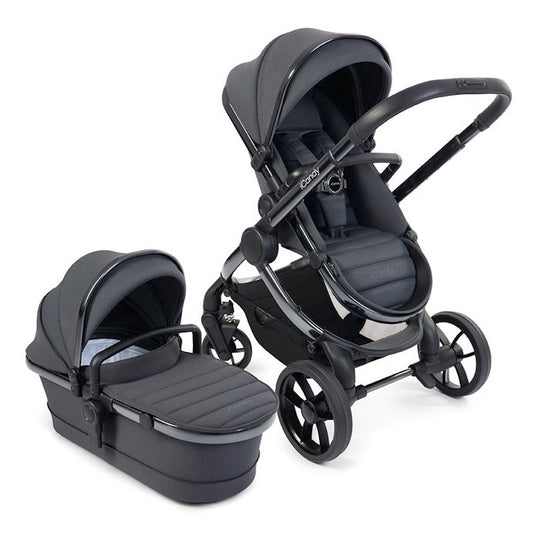 iCandy Peach 7 Single Stroller and Bassinet - Dark Grey