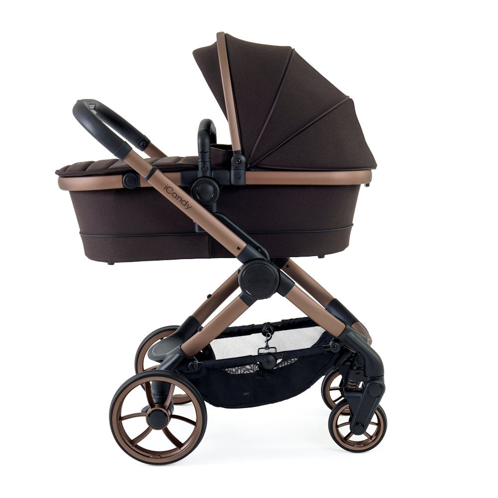 iCandy Peach 7 Stroller and Bassinet Complete Bundle - Pecan