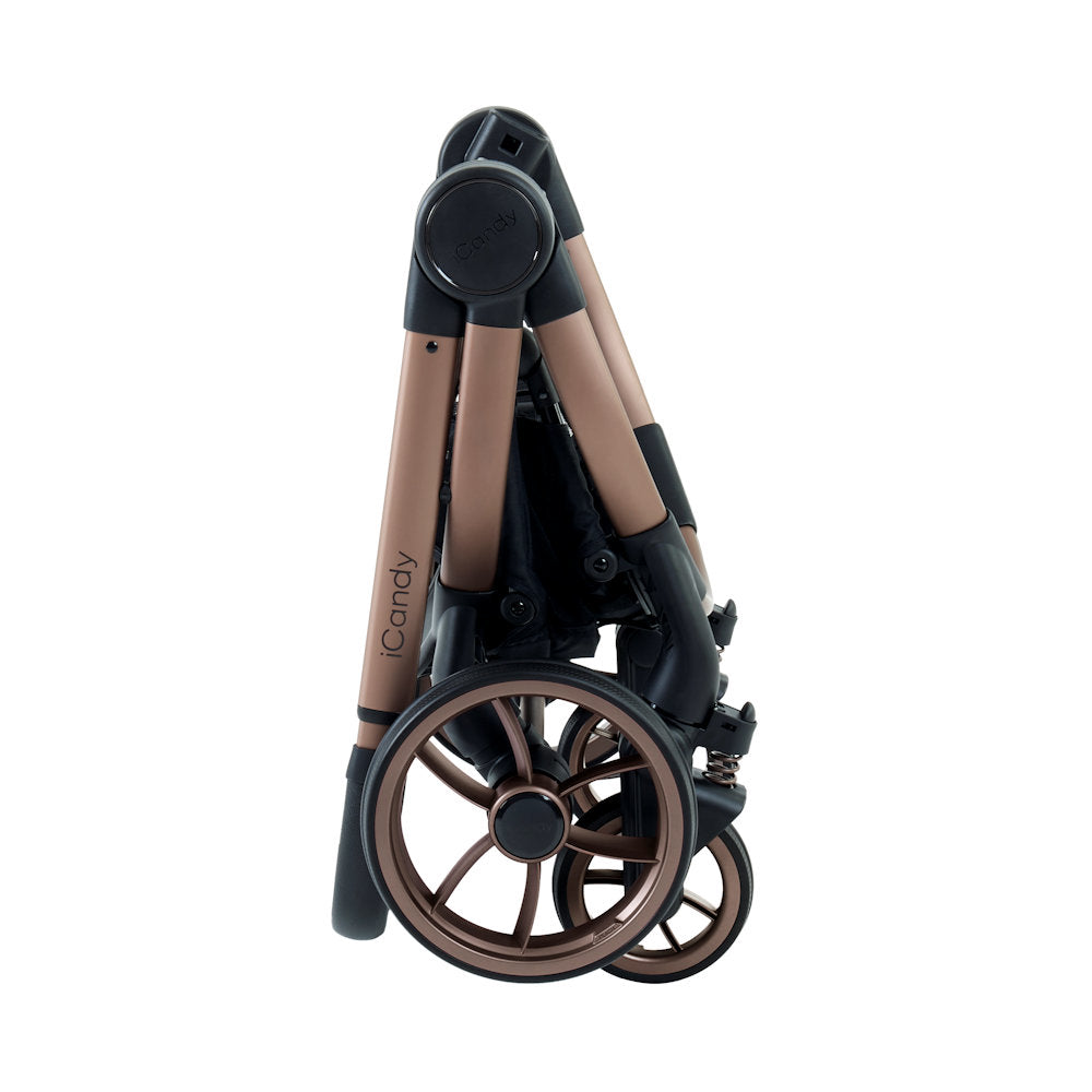 icandy peach double stroller ICandy Peach 7 Double Stroller and Bassinet - Pecan