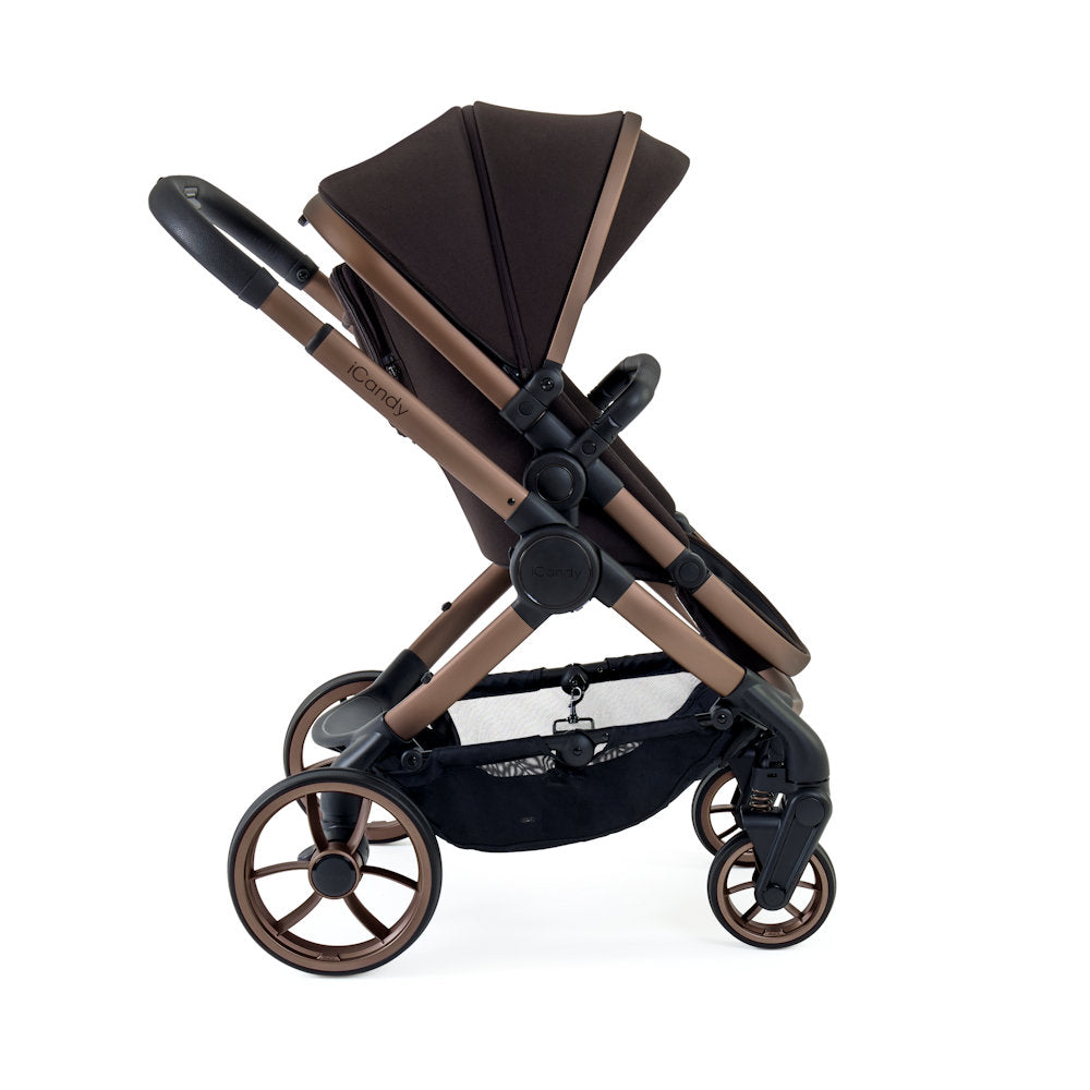 iCandy Peach 7 Stroller and Bassinet Complete Bundle - Pecan