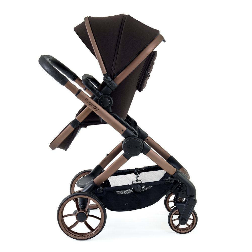 iCandy Peach 7 Stroller and Bassinet Complete Bundle - Pecan