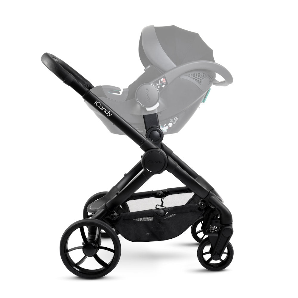 iCandy Peach 7 Double Stroller and Bassinet Complete - Porcini