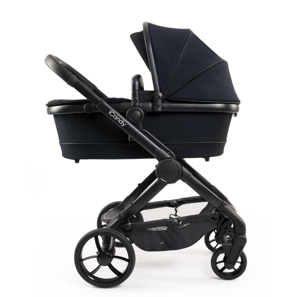 iCandy Peach 7 Single Stroller and Bassinet Black